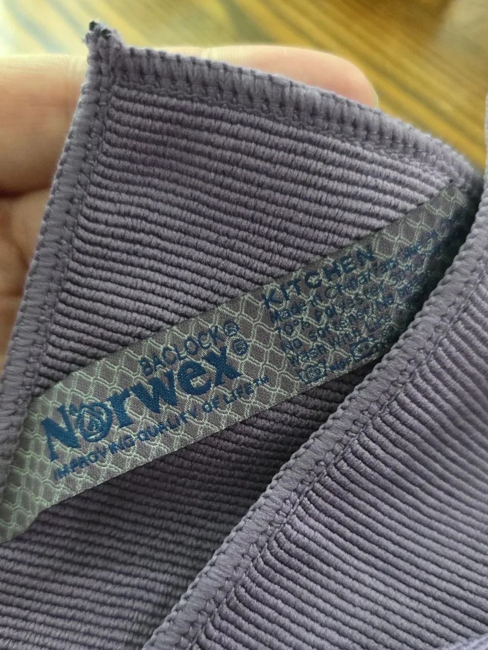Norwex Purple Kitchen Towel.